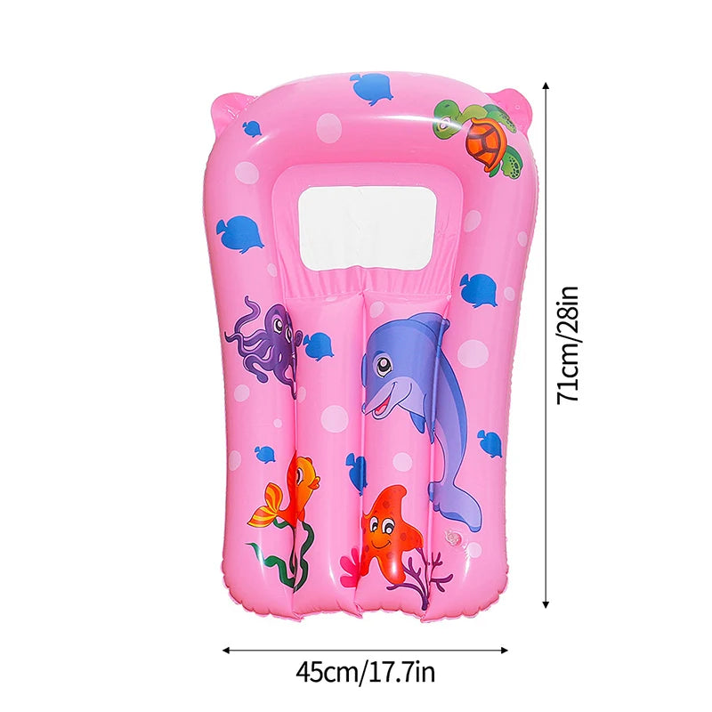 Inflatable Lawn Water Slide Summer Slip Waterslide Water Splash Play Toys with Build in Sprinkler Backyard Outdoor Fun for Kids