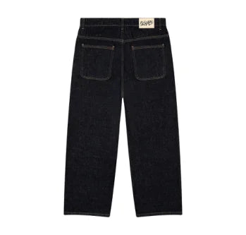 Y2K Minimalist Men's Jeans Retro Pocket Embroidered Loose Korean Casual Harajuku High Waist Aesthetic Couple Wide Leg Pants