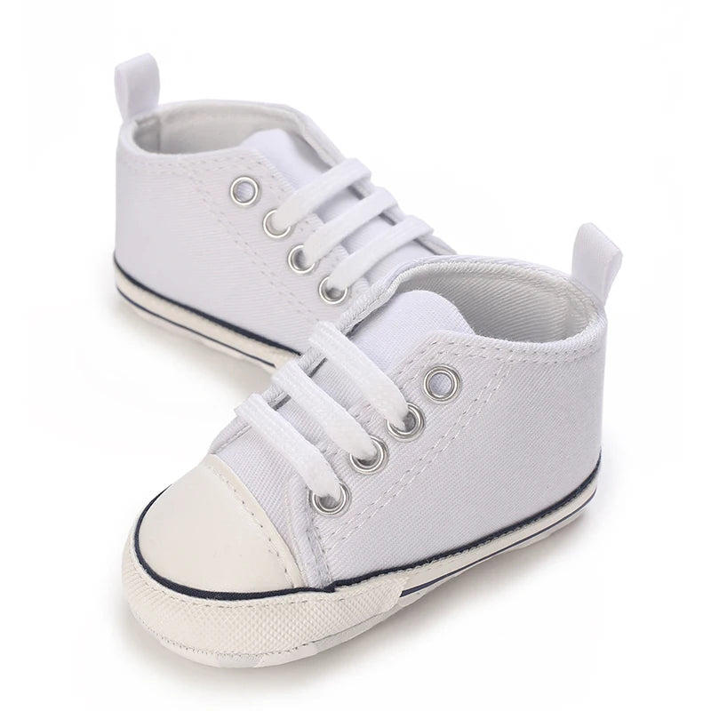 0-18 Months Newborn Baby Shoes Classic Fashion Casual Sports Shoes for Boys and Girls Non slip Soft Sole Walking Shoes