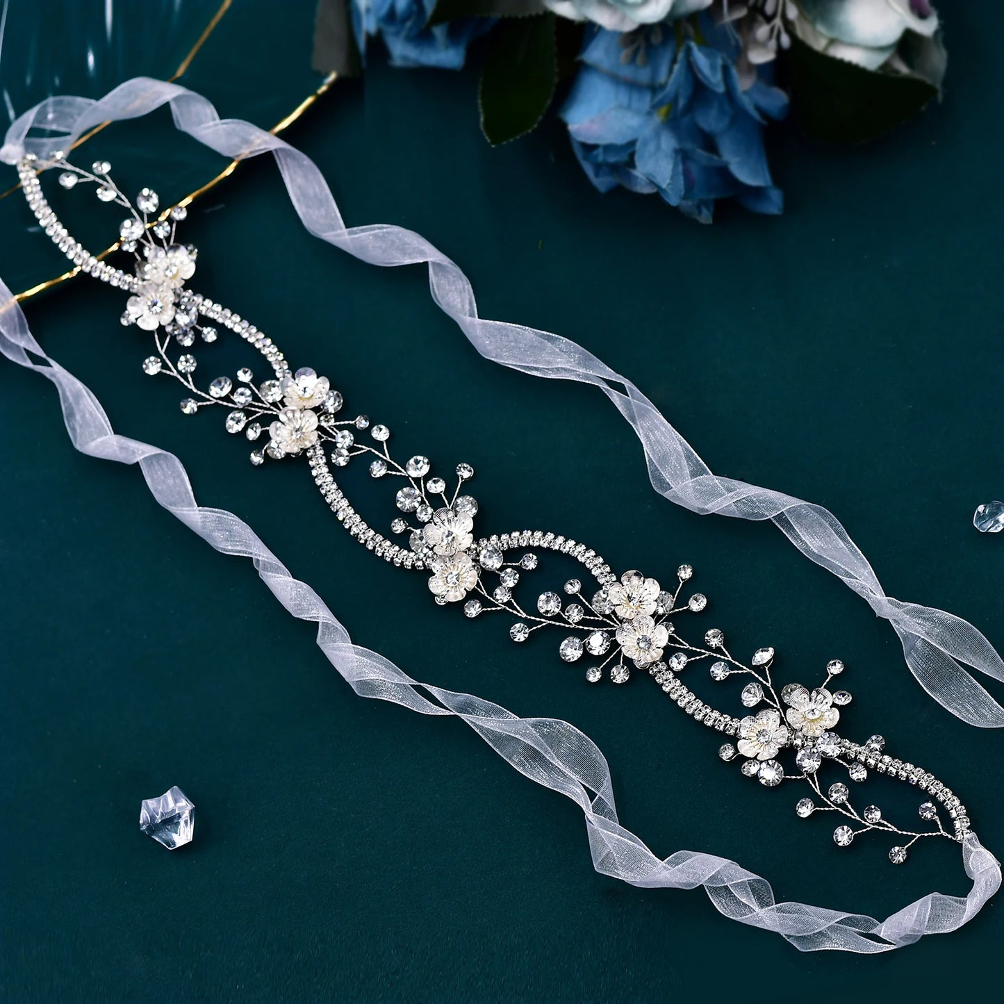 Bride Headbands Wedding Head Jewelry Crystal Pearl Hair Belt Bridal Hair Accessories Wedding Headdresses For Girlfriend HP573