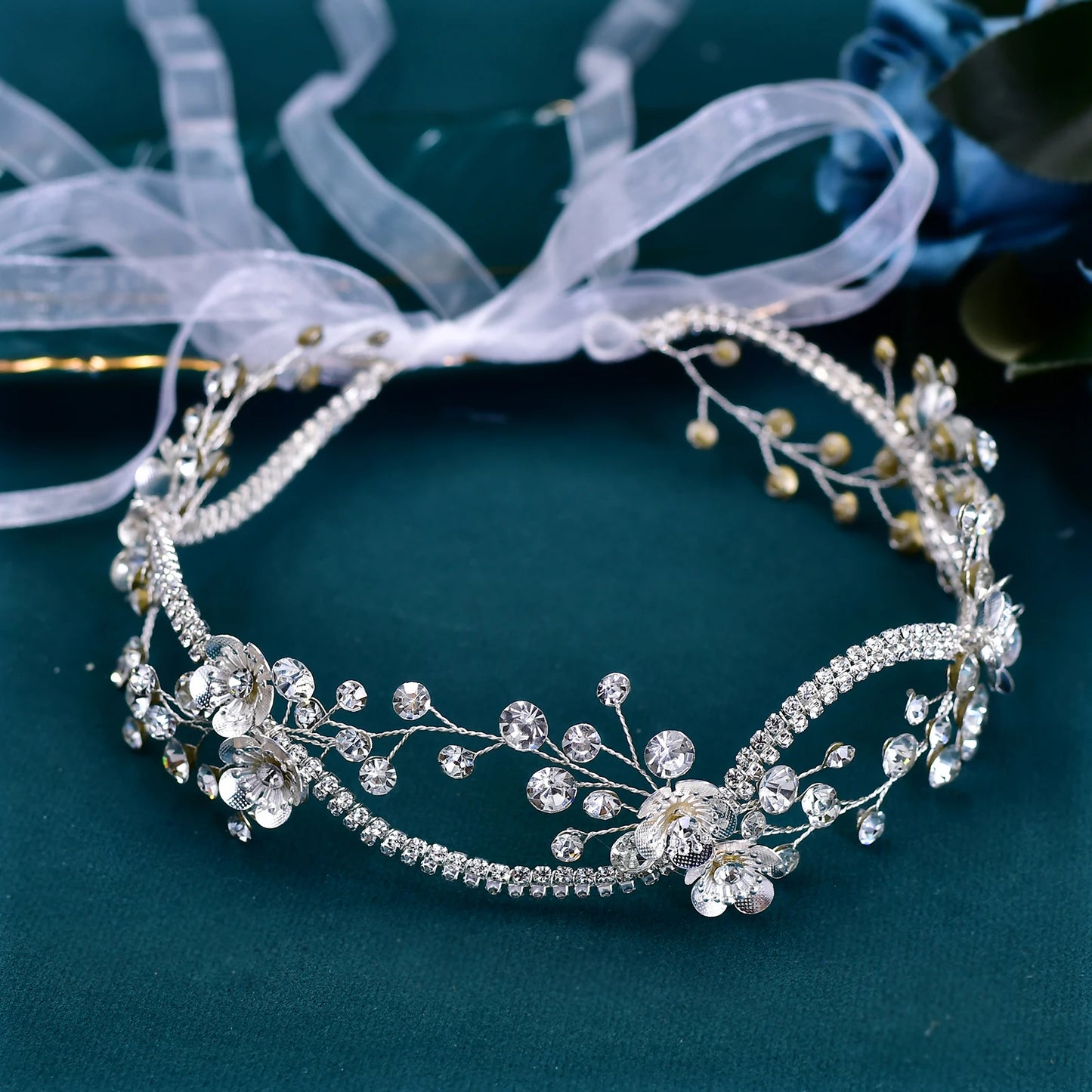 Bride Headbands Wedding Head Jewelry Crystal Pearl Hair Belt Bridal Hair Accessories Wedding Headdresses For Girlfriend HP573