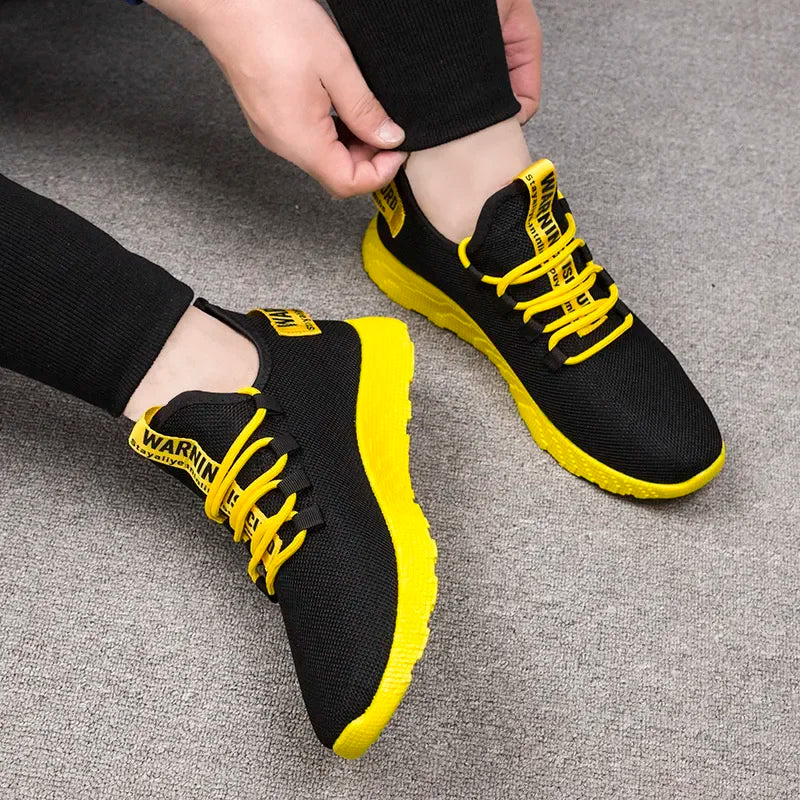 2023 Sneakers Light Set Feet Fly Woven Casual Mesh Summer Walking Fashion Solid Color Sports Vulcanized Men's Shoes