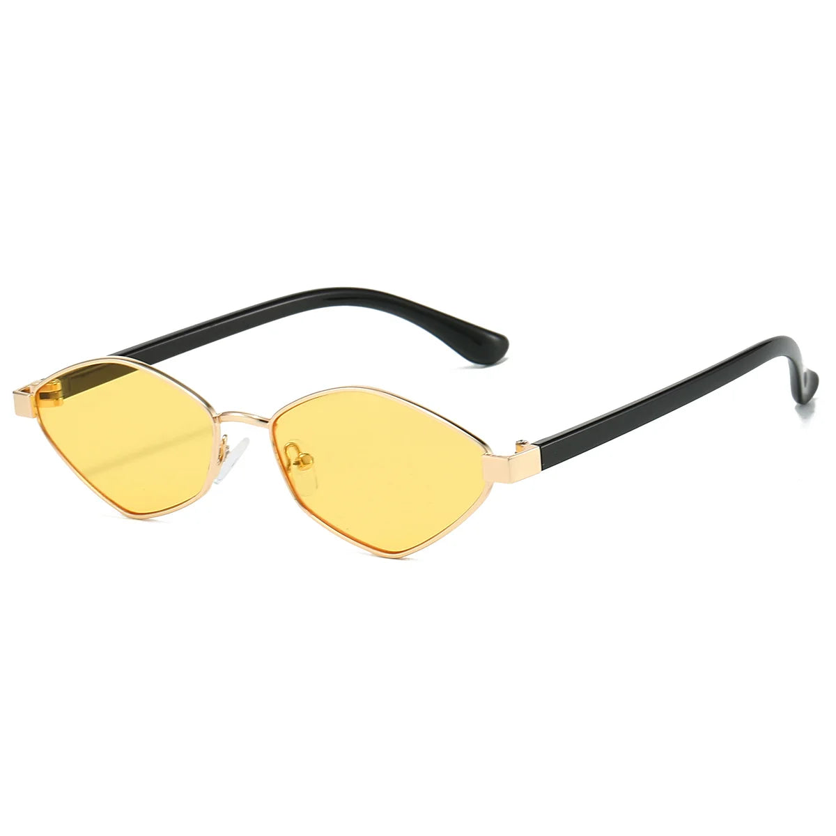 KAMMPT Vintage Polygon Sunglasses Men New Fashion Ocean Lenses Gradient Shades Trendy Retro Brand Design Travelling Sun Glasses