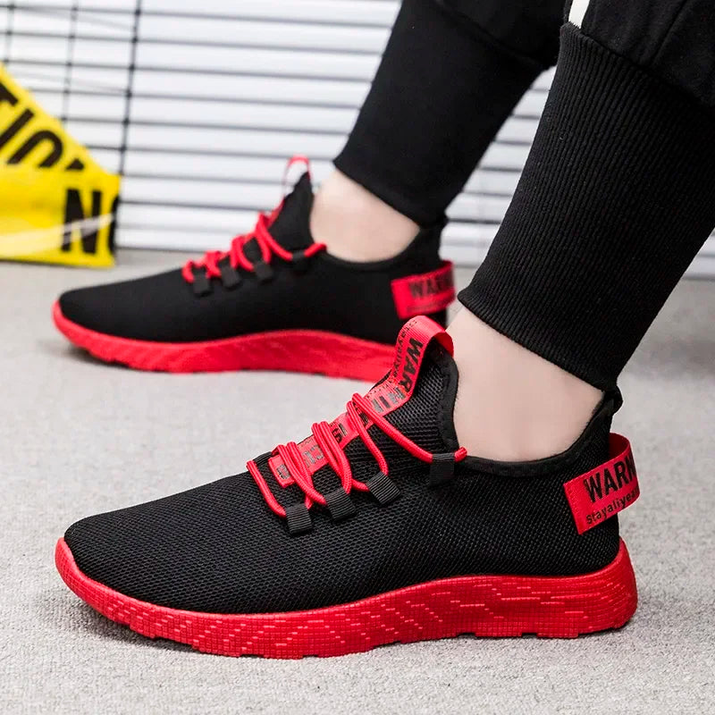 2023 Sneakers Light Set Feet Fly Woven Casual Mesh Summer Walking Fashion Solid Color Sports Vulcanized Men's Shoes