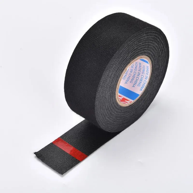 1Pcs Electrical Tape Heat Resistant Harness Tape Adhesive Cloth Tape Waterproof Tape Insulating Automotive Fabric Cloth Tape