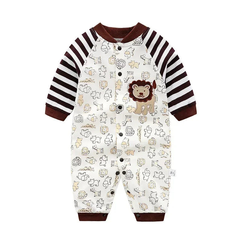 2024 baby spring clothes 0 to 12 months cotton girls clothing Onesies Autumn newborn Comfortable baby jumpsuits baby boy rompers