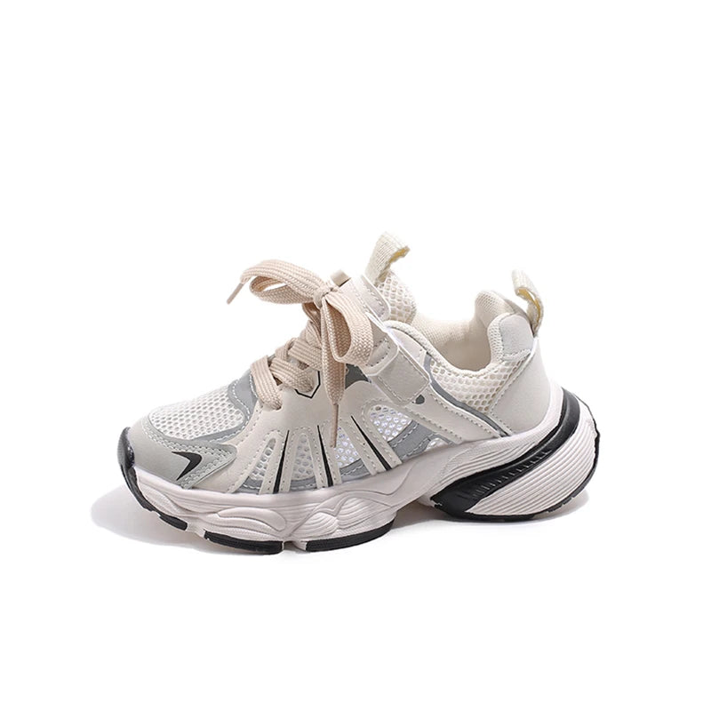 2024 Children's Summer Sports Shoes Primary School for Boys and Girls Breathable Single Mesh Dad Shoes Sports Running Shoes