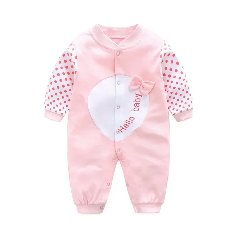 2024 baby spring clothes 0 to 12 months cotton girls clothing Onesies Autumn newborn Comfortable baby jumpsuits baby boy rompers