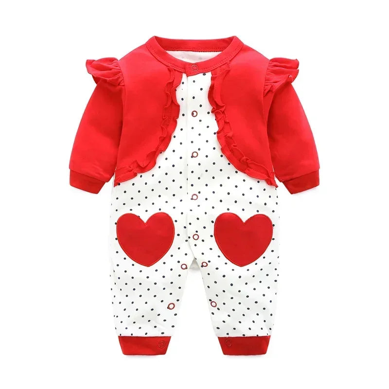 2024 baby spring clothes 0 to 12 months cotton girls clothing Onesies Autumn newborn Comfortable baby jumpsuits baby boy rompers