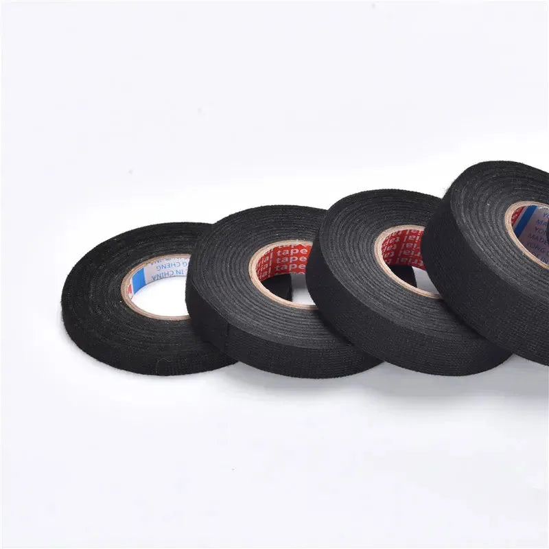 1Pcs Electrical Tape Heat Resistant Harness Tape Adhesive Cloth Tape Waterproof Tape Insulating Automotive Fabric Cloth Tape