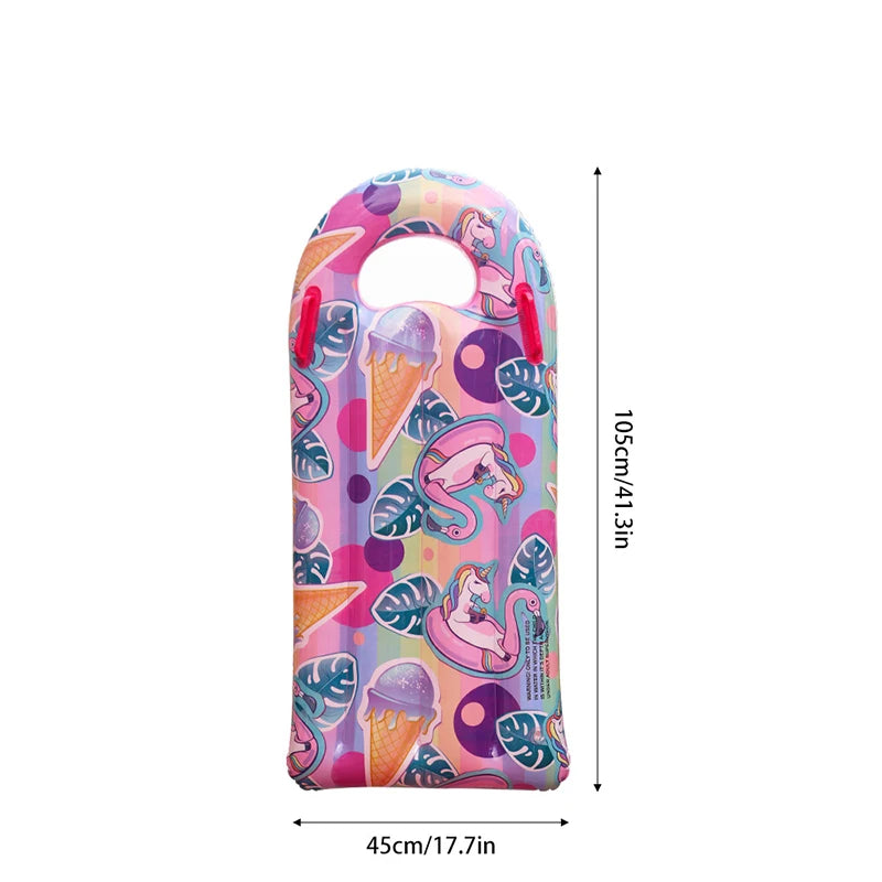 Inflatable Lawn Water Slide Summer Slip Waterslide Water Splash Play Toys with Build in Sprinkler Backyard Outdoor Fun for Kids