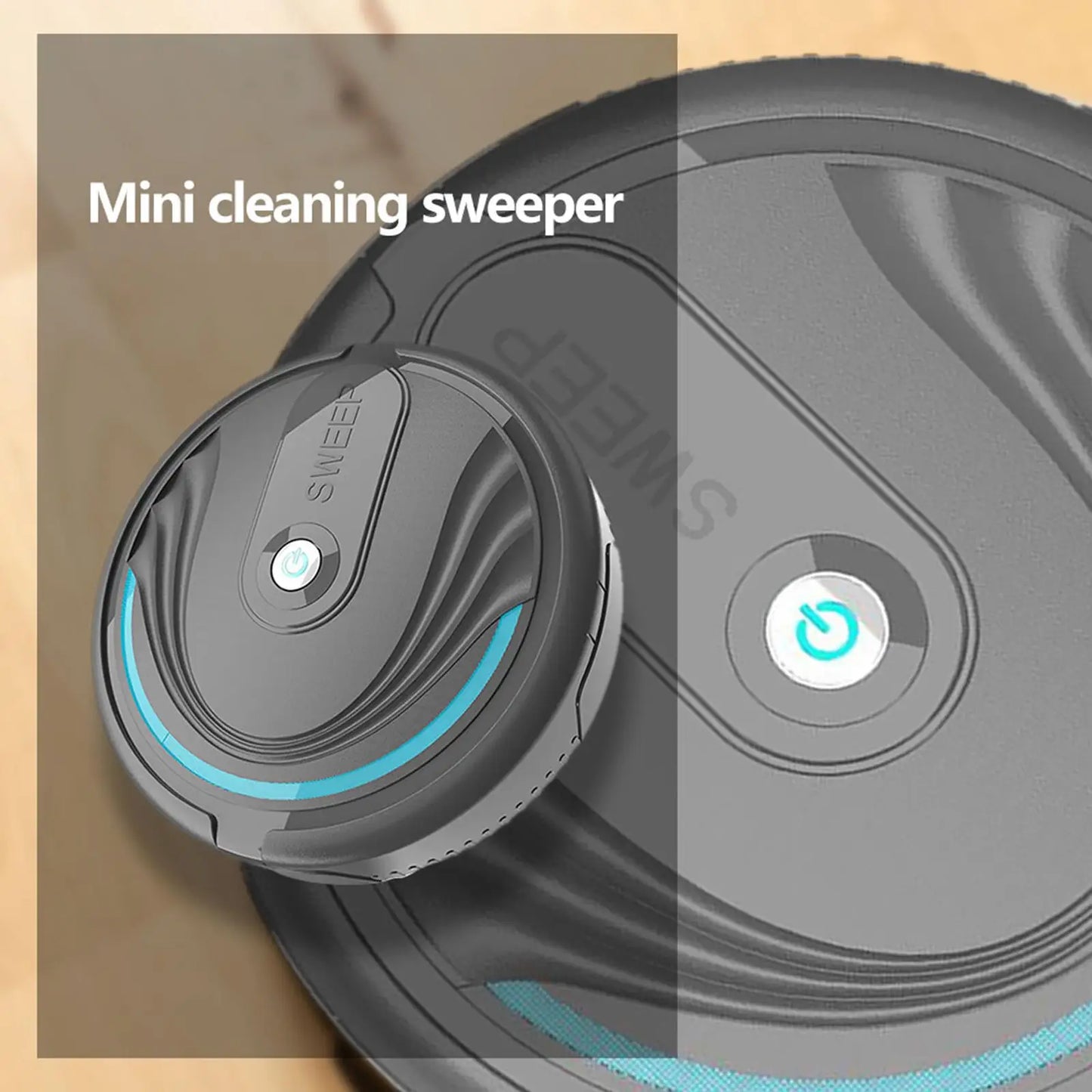 Robot Vacuum Cleaner Lightweight Smart Robotic Vacuum Cleaner Multi-Mode Mini Vacuum for Low Carpet Pet Hair Hard Floors