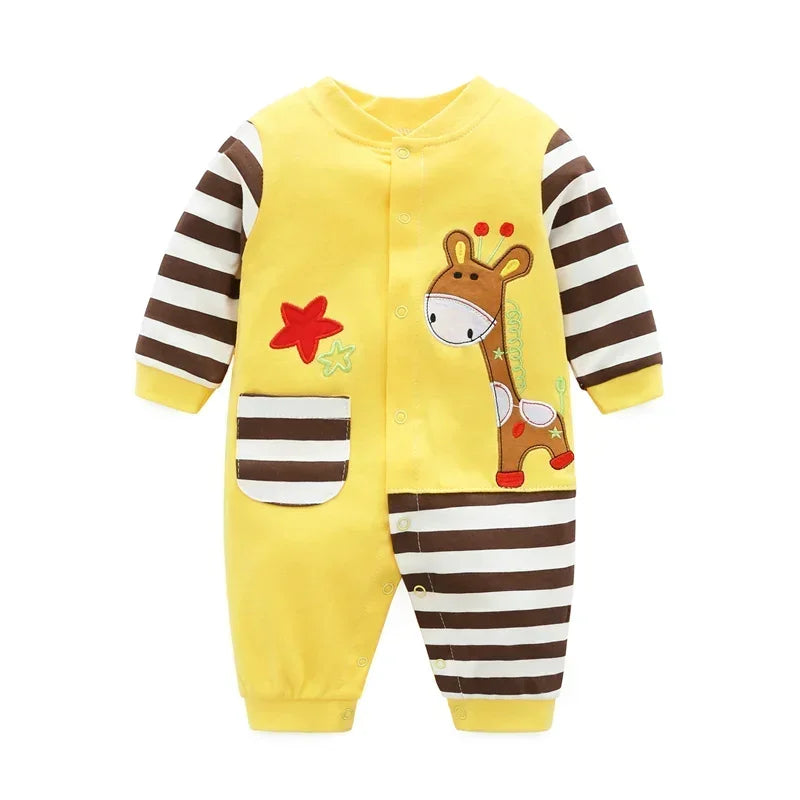 2024 baby spring clothes 0 to 12 months cotton girls clothing Onesies Autumn newborn Comfortable baby jumpsuits baby boy rompers