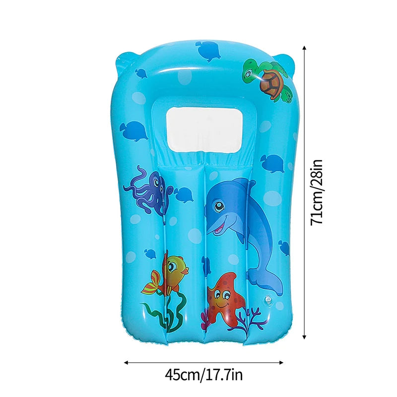 Inflatable Lawn Water Slide Summer Slip Waterslide Water Splash Play Toys with Build in Sprinkler Backyard Outdoor Fun for Kids