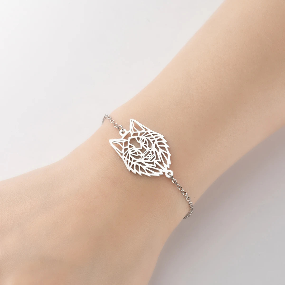Lucky Cat Charm Bracelet Stainless Steel For Women Cheap Friendship Gifts Cute Animal Chain Bracelets Jewelry Pulseras Mujer