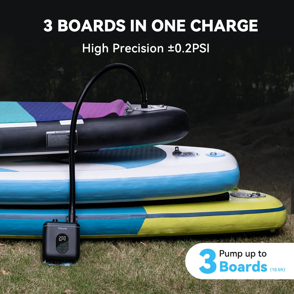 Electric Kayak Accessories PVC Inflatable Boat SUP Pump 20PSI 4000mAh Stand Up Paddle Board for Tent Mattress Wing Kite