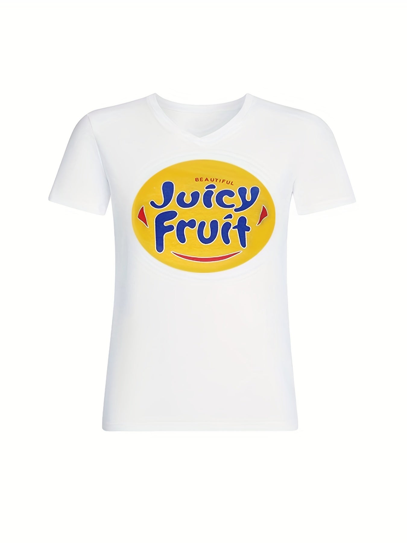 Letter Print Crew Neck T-Shirt, Casual Short Sleeve T-Shirt For Spring & Summer, Women's Clothing