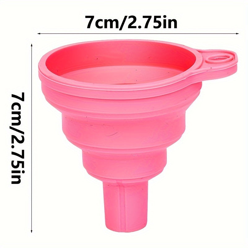 Universal Silicone Long Neck Telescopic Funnel - Funnels for Easy Oil Changes, Spill-Free Pouring, and Mess-Free Car Maintenance with Extended Reach and Flexible Design