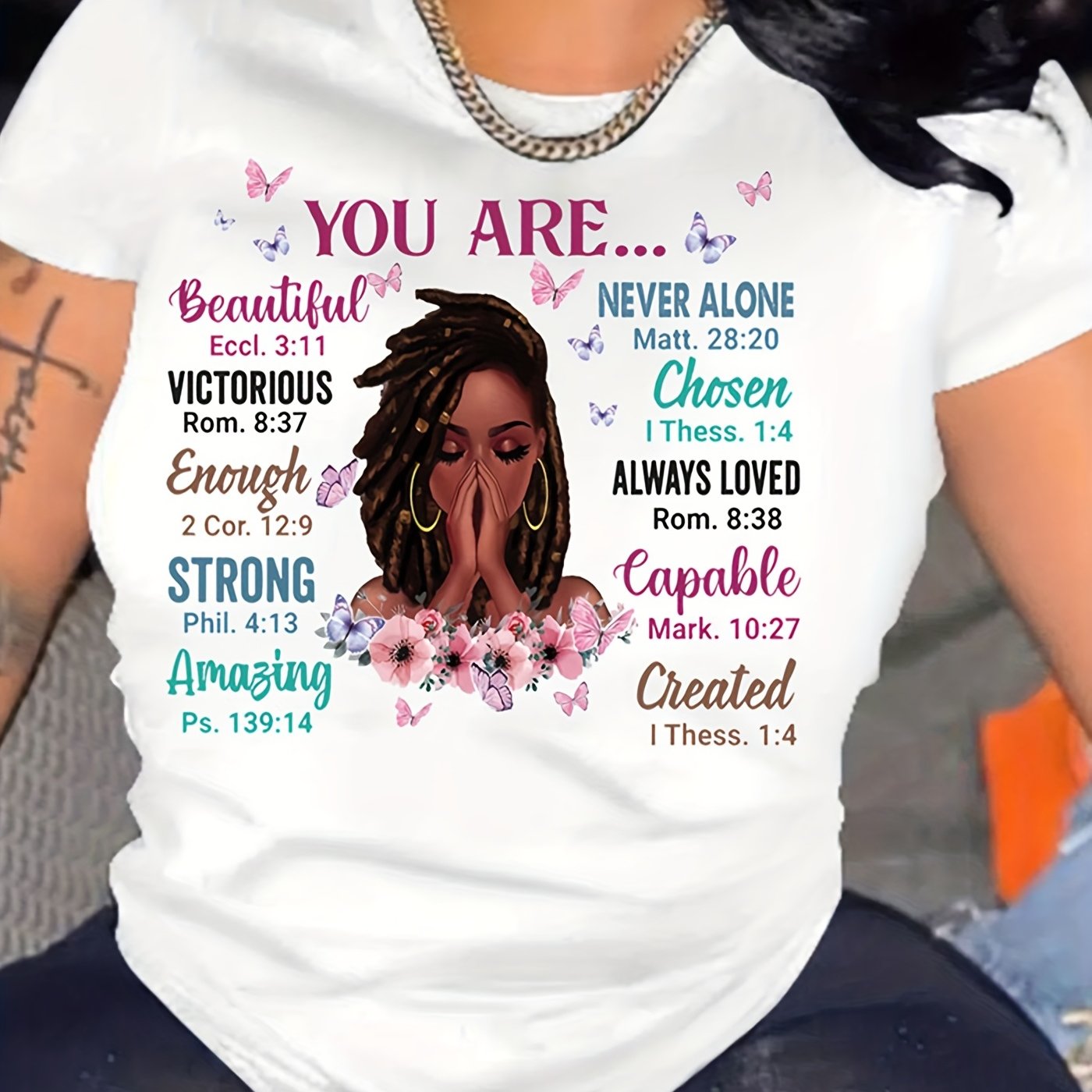Trendy Alphabet Print Crew Neck T-Shirt - Comfortable, Durable & Easy-Care, Perfect for Spring to Fall Casual Wear