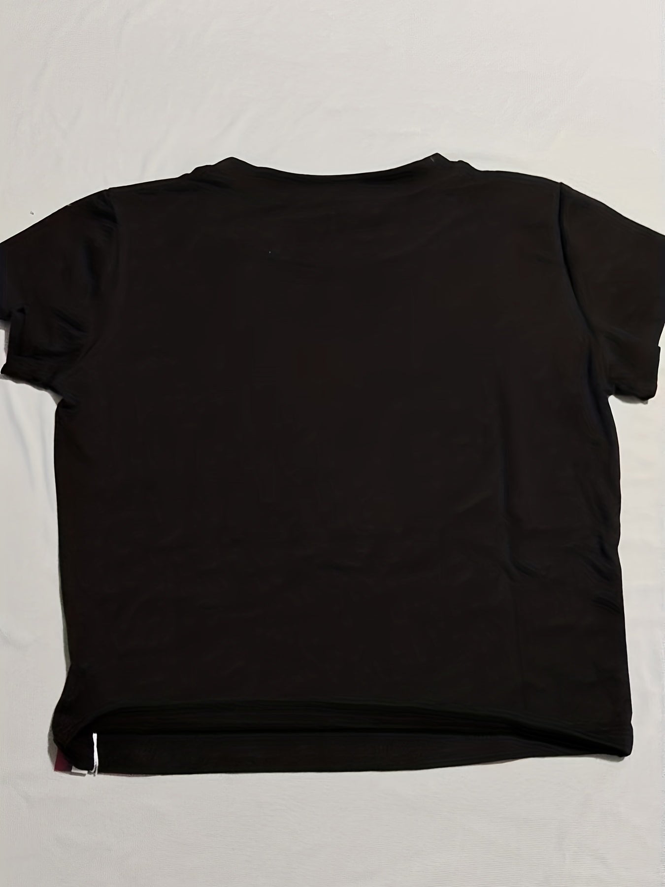 Skull Print Crop T-Shirt, Casual Crew Neck Short Sleeve T-Shirt For Spring & Summer, Women's Clothing For Y2K/Grunge Style