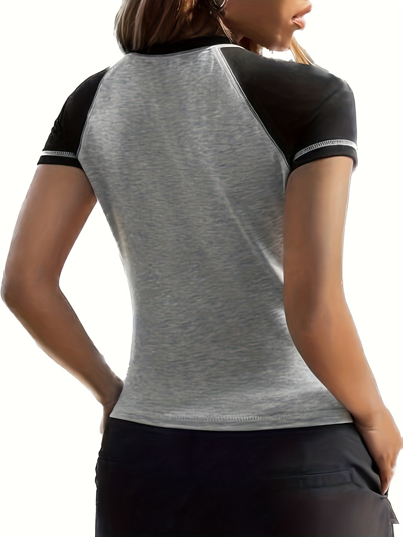 Anime Print Crew Neck Crop T-Shirt, Casual Short Sleeve Top For Spring & Summer, Women's Clothing