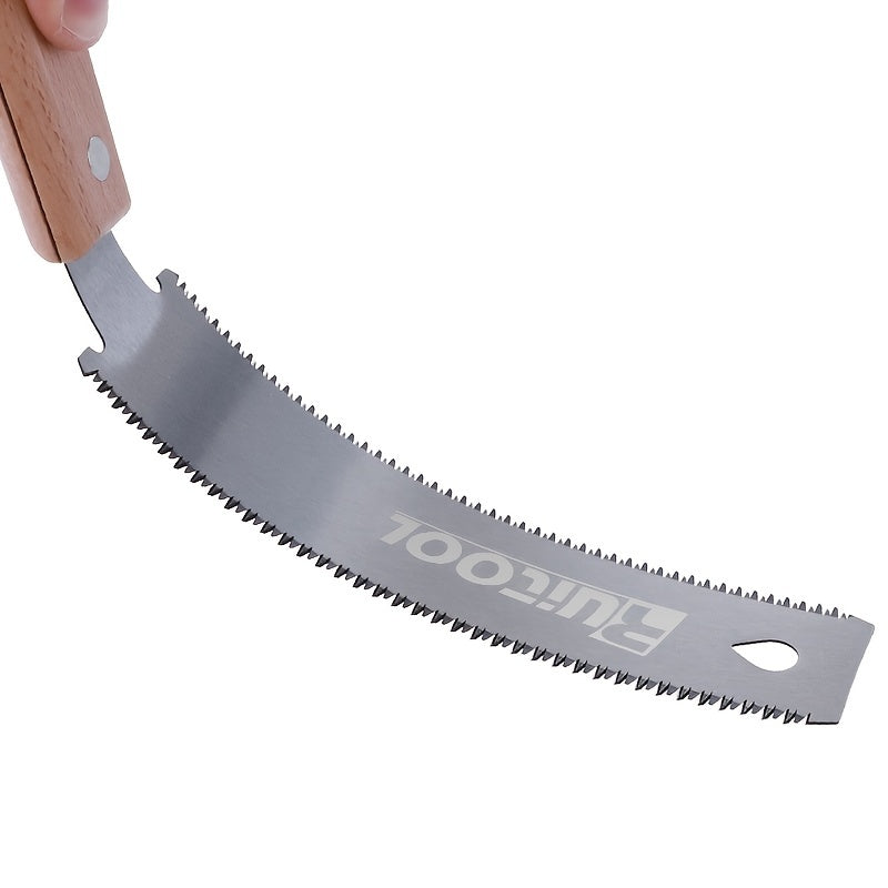 1pc Japanese Hand Saw, 6 Inches, Double Edge Sided Pull Saw, Ryoba SK5 Flexible Blade, 14/17 TPI Flush Cut Saw With Beech Wood Handle, Woodworking Tools