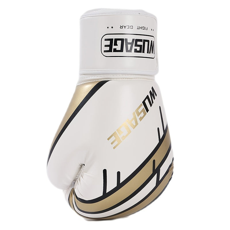 Professional Sparring Gloves 6 8 10 12 Oz, Competition Boxing Fighter Glove, Padded Wrist Support, Kickboxing Fighting Training