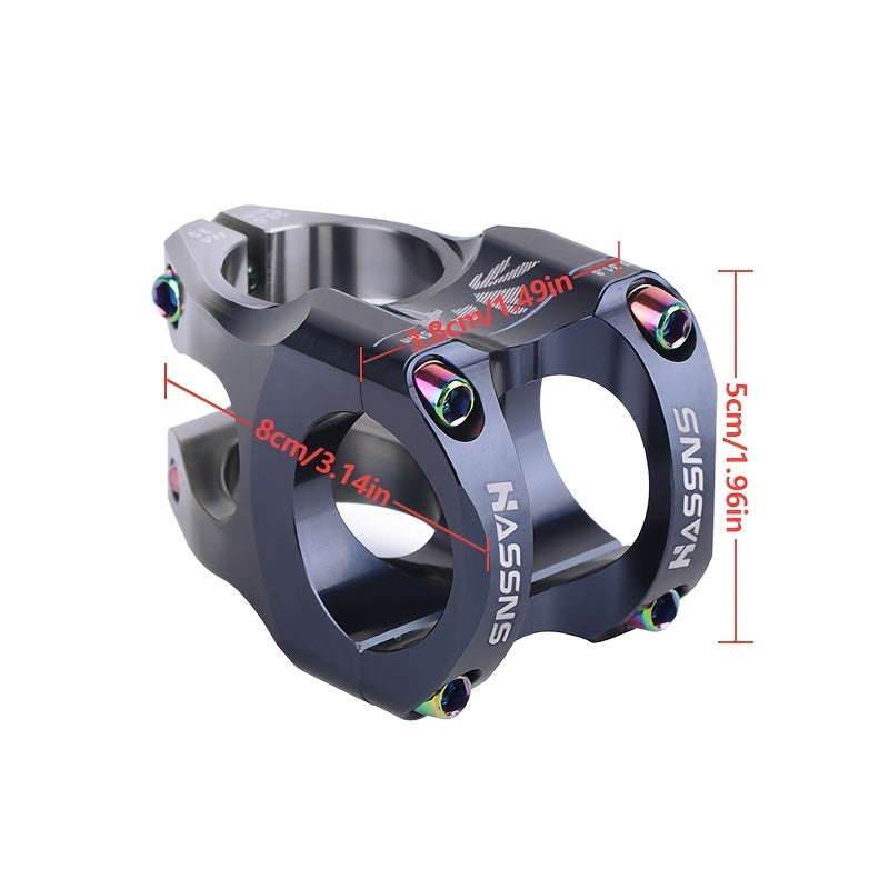 HASSNS Ultra-Light Hollow CNC Aluminum Alloy 35mm Mountain Bike Stem - Enhance Your Cycling Performance with Lightweight and Durable Handlebar Accessory