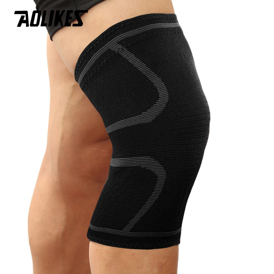 [Comfortable | Compression] 1pc Compression Knee Pad Sleeve | Comfortable Knee Brace for Running, Volleyball, Basketball, Yoga, Tennis, Football & More by AOLIKES