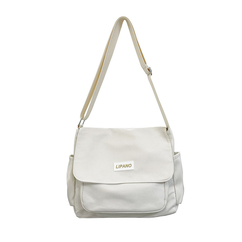 [Large Capacity Messenger Bag] 1pc Nylon Handbag Shoulder Bag Large Capacity Messenger Bag, Men's Messenger Bag Student School Bag