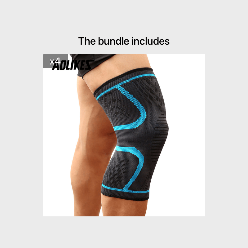 [Comfortable | Compression] 1pc Compression Knee Pad Sleeve | Comfortable Knee Brace for Running, Volleyball, Basketball, Yoga, Tennis, Football & More by AOLIKES