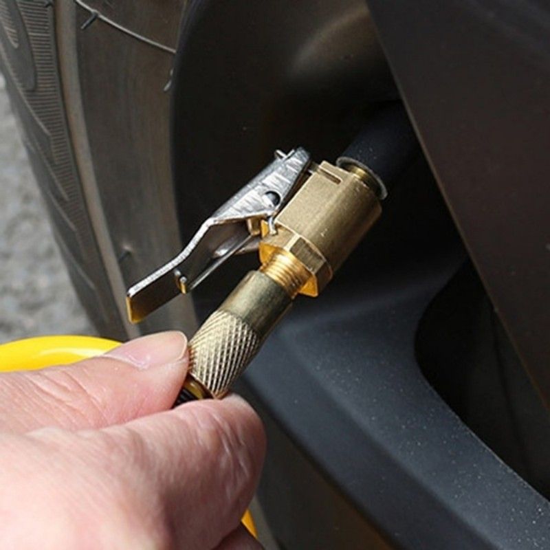 [Quick Air Pump Fill Head] Automotive Inflatable Pump Connector, Quick Air Pump Fill Head, Press-on Nozzle