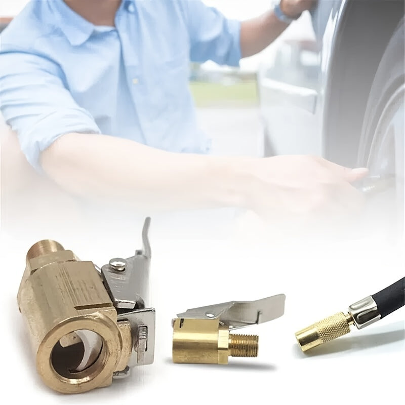 [Quick Air Pump Fill Head] Automotive Inflatable Pump Connector, Quick Air Pump Fill Head, Press-on Nozzle