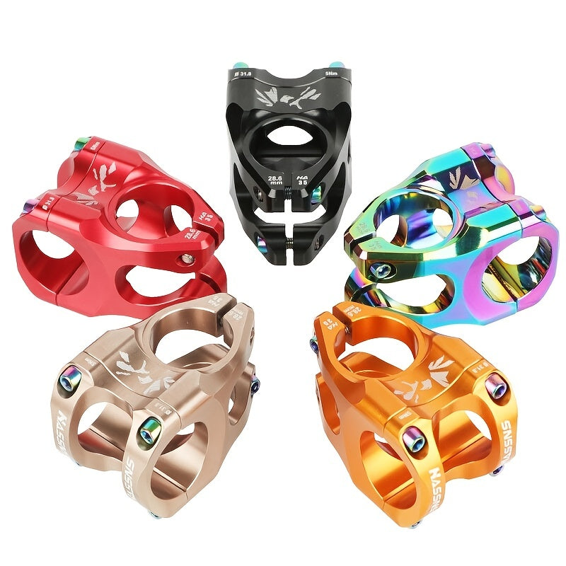 HASSNS Ultra-Light Hollow CNC Aluminum Alloy 35mm Mountain Bike Stem - Enhance Your Cycling Performance with Lightweight and Durable Handlebar Accessory