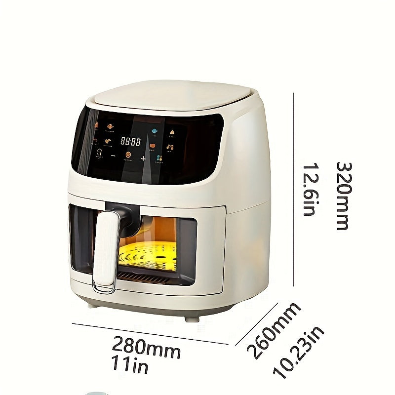 1pc, Large Capacity Air Fryer Oven with Smart Cooking Programs - Multifunctional Electric Fryer for Healthy and Delicious Meals