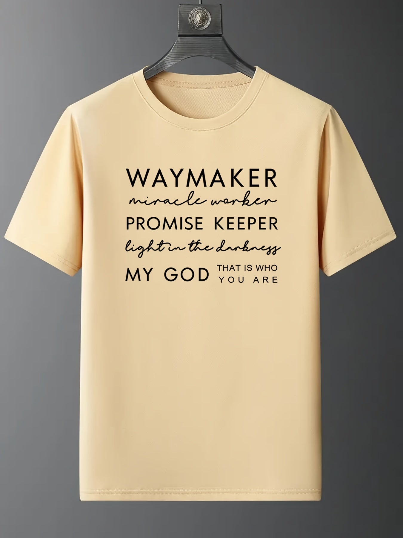 Women's Faith Quote Graphic T-Shirt - Comfortable Loose Fit Short Sleeve Tee for Casual Wear and Inspirational Style