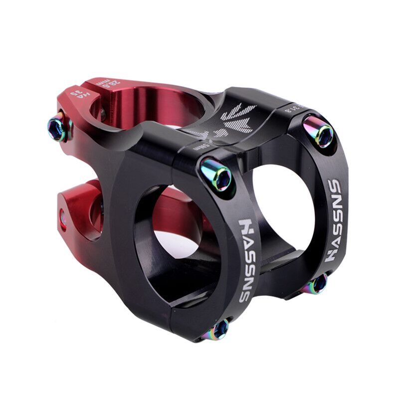HASSNS Ultra-Light Hollow CNC Aluminum Alloy 35mm Mountain Bike Stem - Enhance Your Cycling Performance with Lightweight and Durable Handlebar Accessory