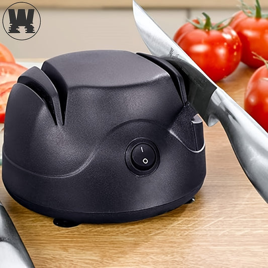 2-Stage 3-in-1 Electric Knife Sharpener, 45W, Retractable Cord, Great For Knives, Scissors, Screwdrivers