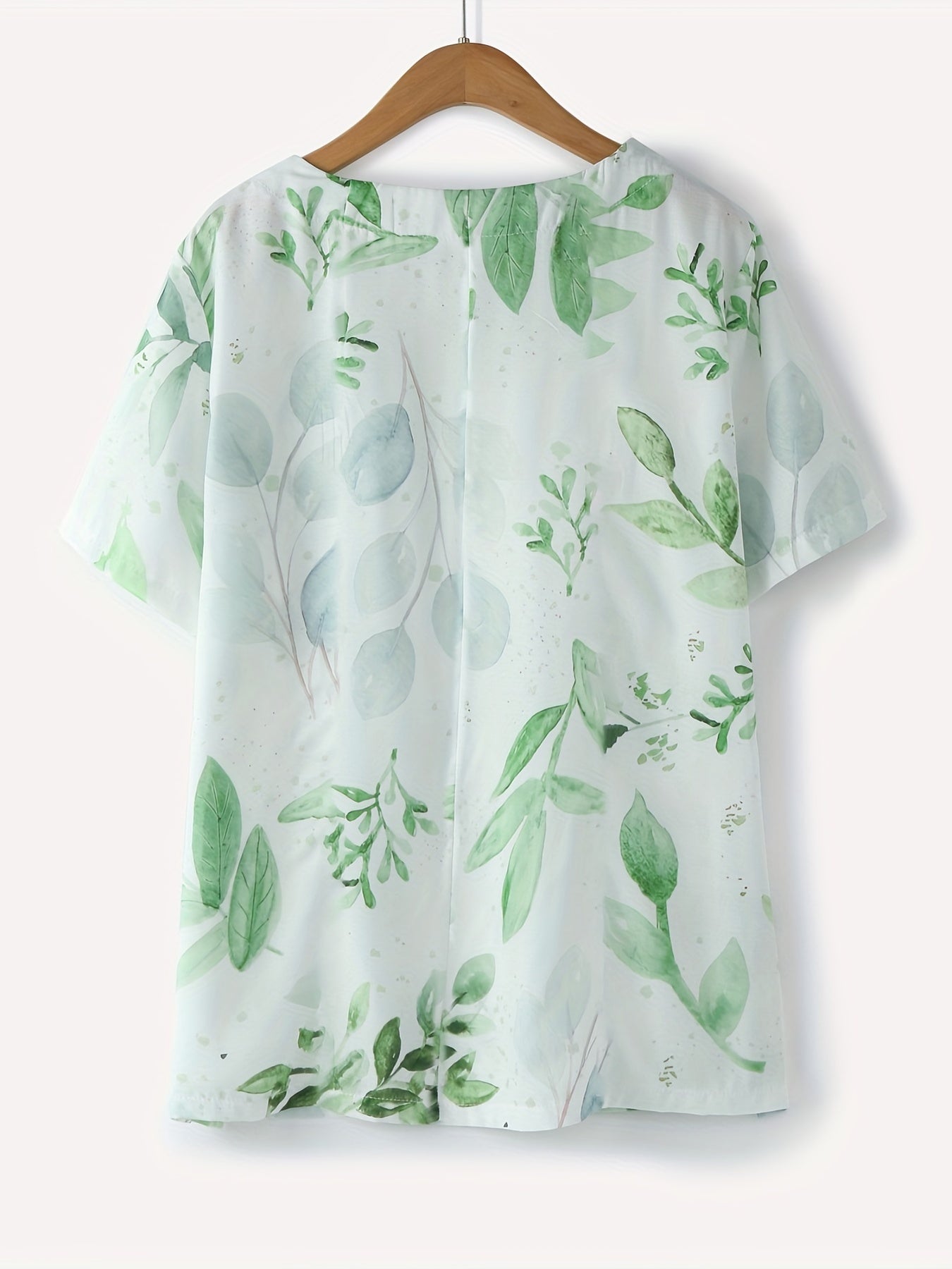 For Spring & Summer, Casual Short Sleeve Floral Print Crew Neck T-Shirt, Women's Clothing