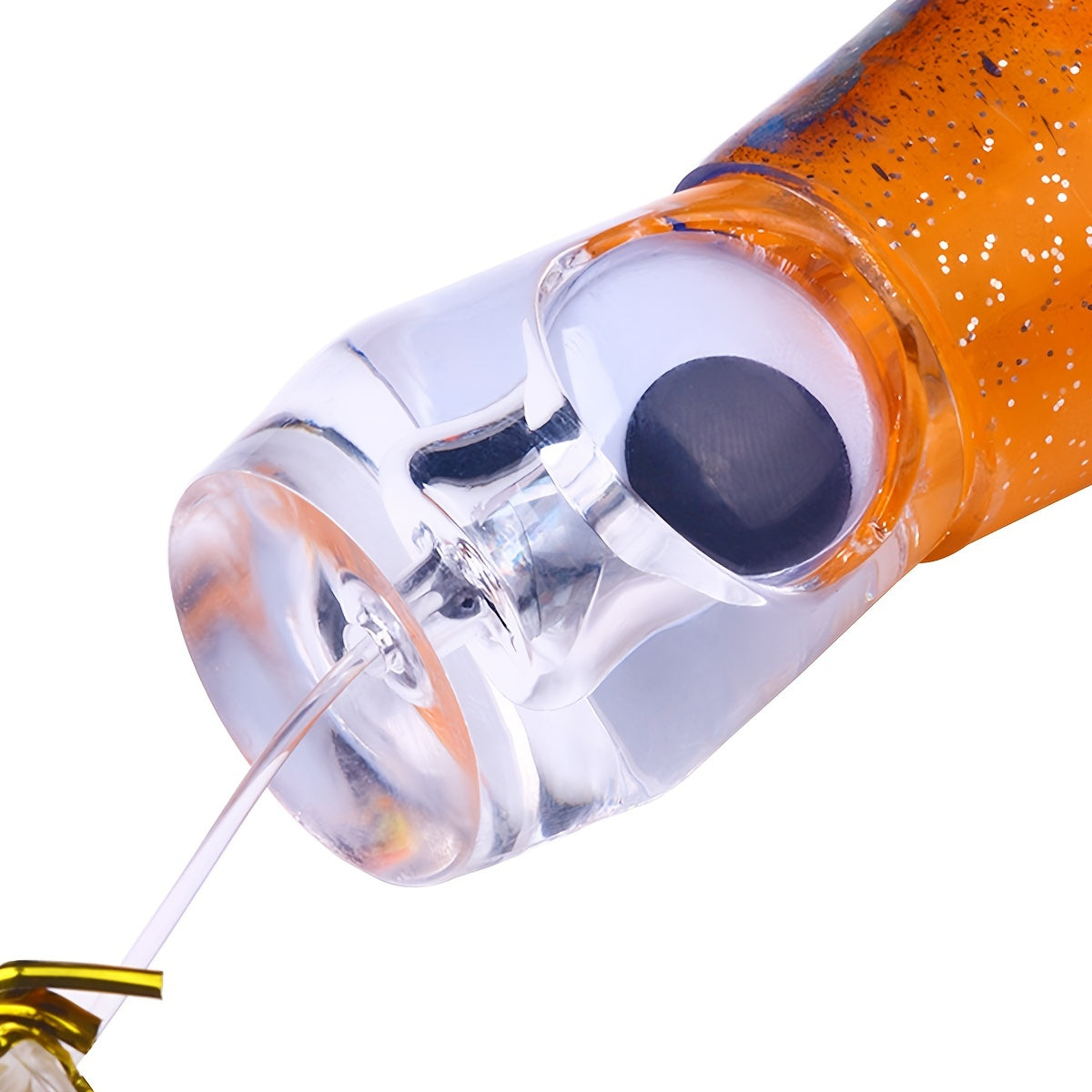 [Fast Sinking Octopus Lure] 1pc Fast Sinking Resin Head Octopus Soft Skirt Lure - Deep Sea Fishing Big Trolling Bait - 22cm/8.66in 100g/3.53oz for Tuna, Wahoo