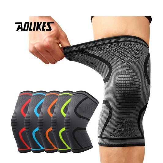 [Comfortable | Compression] 1pc Compression Knee Pad Sleeve | Comfortable Knee Brace for Running, Volleyball, Basketball, Yoga, Tennis, Football & More by AOLIKES
