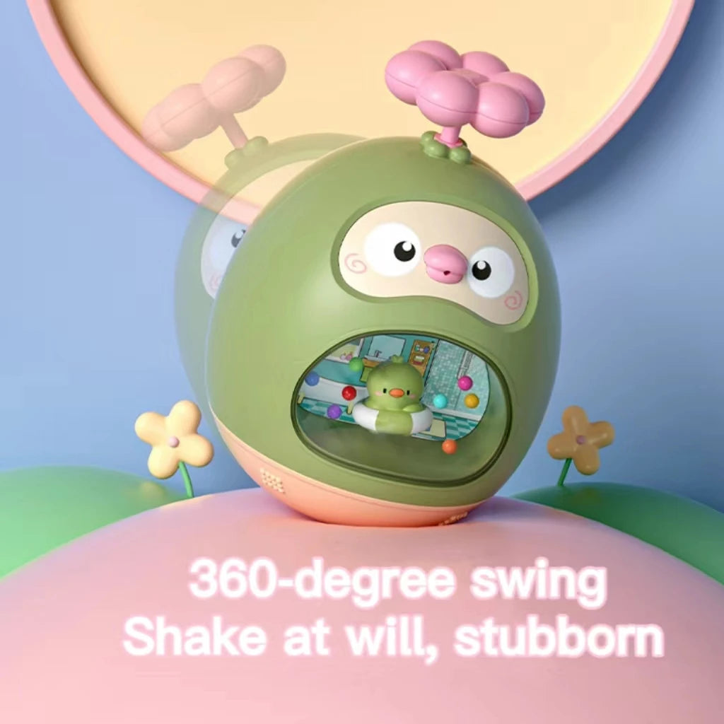 Baby Bath Toy Amphibious Cute Fun Spray Water Tumbler Toy Water Bathtub Pool Beach Kids Baby Toys 12 Months Bathing Bathroom