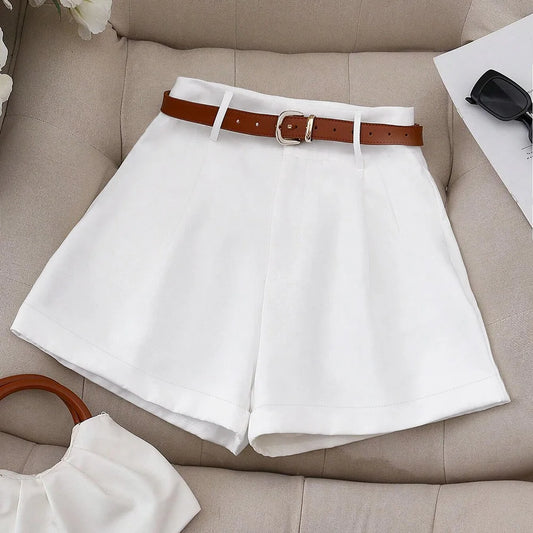 Mia Muse Shorts Summer Fashion Comfortable Plain 2025 Natural Waist A-Line Daily Shorts For Women