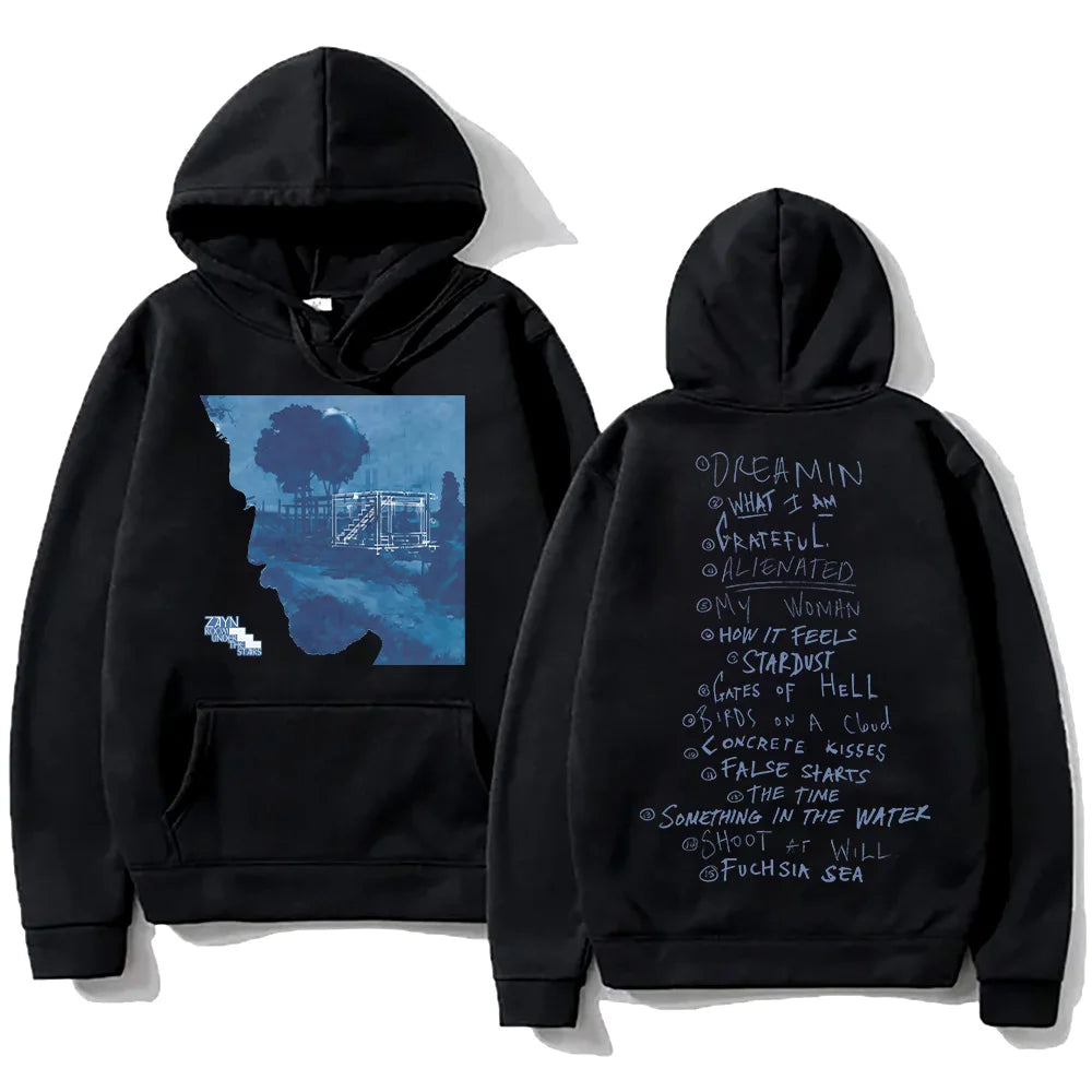 Zayn Room Under The Stairs New Album Hoodie Zayn Malik New Design Sweatshirt Autumn Winter Large Clothes Fashion Unisex Pullover