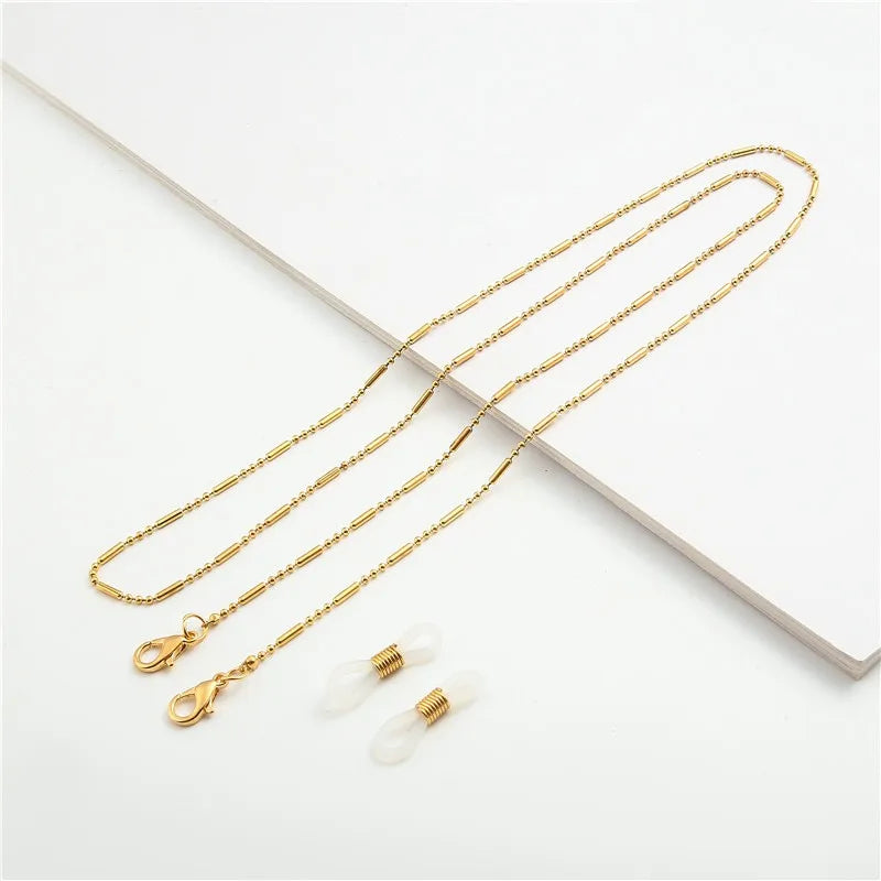 NEW Glasses Chain Women Eyeglasses Cord Accessories Glasses Lanyard Strap Sunglasses with Chain Necklace Mask Chain YJL02