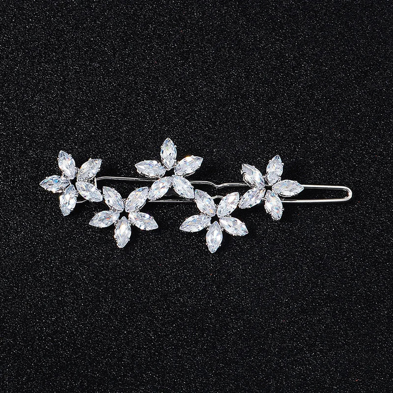 Miallo Newest Zircon Crystal Hair Pins Wedding Hair Clips Jewelry Accessories Hair Jewelry Headpiece Head wear Gift For Friend
