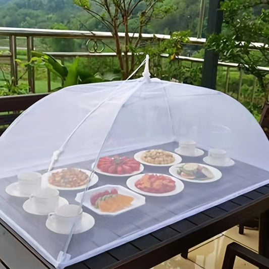 Square folding vegetable cover removable and washable mesh food cover dining table cover insect cover