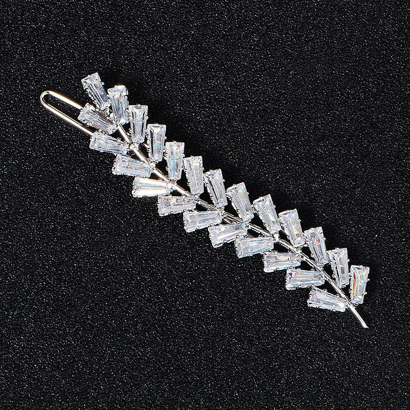 Miallo Newest Zircon Crystal Hair Pins Wedding Hair Clips Jewelry Accessories Hair Jewelry Headpiece Head wear Gift For Friend