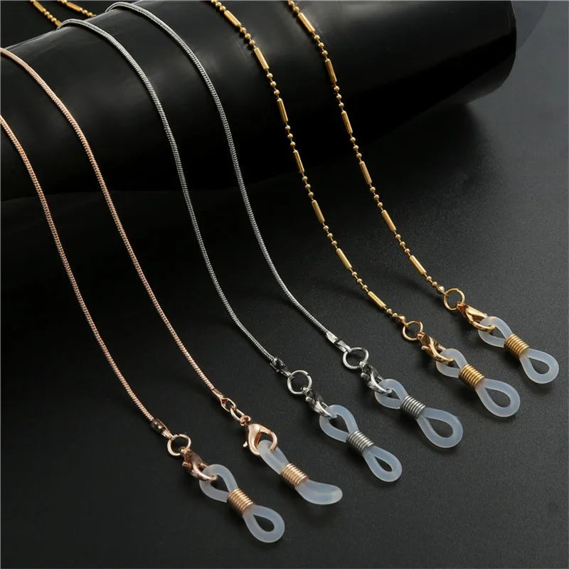 NEW Glasses Chain Women Eyeglasses Cord Accessories Glasses Lanyard Strap Sunglasses with Chain Necklace Mask Chain YJL02