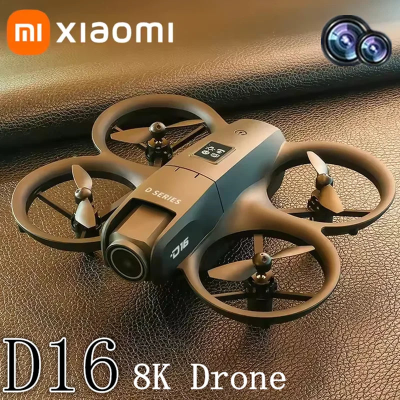 XIAOMI D16 Mini Drone 8k Camera ESC Aerial Aircraft Air Pressure Fixed Height Pocket UFO Obstacle Remote Control Quadcopter